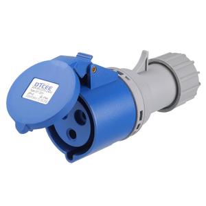 MECCANIXITY 220-240V 3 Pin CEE Industrial Socket Connector, 32A 2P+E IP44 Waterproof Female Connectors Activity Sockets for Industry Aviation