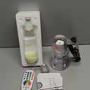 Liquid Motion Lamp with Remote, 17 Color Changing Night Light, 13.5 Inch RGB LED Table Lamp for Kids & Adults, Home Decor, Christmas, Party (White)