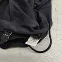 Girls Swimsuit One Piece Control Front Cross Ruched Tie Back Bathing Suit Swimwear with Drawstring Cover Up 9-16T (11-12 Years, Black)