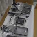 Wireless Microphone System Pro UHF 4 Channel 4 Lavalier Bodypacks 4 Lapel Mic 4 Headsets for Karaoke System Church Speaking Conference Wedding Party