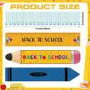 Booson Back to School Table Runner First Day of School Tablecloth, 71 x 13 inch