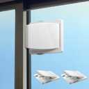 Sliding Door Lock, 2 Pack Child Safety Sliding Glass Door Lock for Sliding Glass Doors, Sliding Windows, Sliding Closet, etc. Easy to Installation Provides More Security for Your Baby and Pets (Gray)