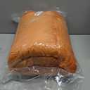 BEDELITE Flannel Sheets Queen Size Burnt Orange - Super Soft Fall Fleece Sheets Set Fluffy Extra Plush, 4 Piece(Include Fitted Sheet, Flat Sheet, 2 Pillowcases)