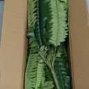 Senjie Artificial Boston Fern 2 Set 55 Branches Fake Ferns for Outdoors 32Inch Faux Plant for Home Living Room Office Decor