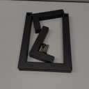 Vinyl Record Storage Holder, Black Lp Record Holder,Metal Album Storage for Vinyl Records