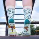 IRISGOD Womens Funny Socks Novelty Crazy Stocking Stuffers - Cute Gifts for Animal Lovers (One Size, Horse)