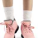 BomKinta Slouch Socks Women Thigh High Boot Socks Soft Scrunch Socks - Gifts for Women Size 5-11 (White White White -3 Paris)