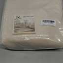 H.VERSAILTEX Rich Velvet Stretch 2 Piece Cover Chair Slipcover Sofa Cover Furniture Protector Couch Soft with Elastic Bottom Chair Couch Cover with Arms Width Up to 49 Inch(Chair, Ivory)