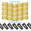 Ceiling Fan Balancing Kit, 28Pcs Blade Balance Tool with 7 Fan Clips and 21 Metal Weights