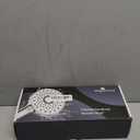 Filtered Shower Head with Handheld, High Pressure 10-Spd Detachable Chrome Showerhead with Stainless Hose, Water Softener Filter Beads for Hard Water - Remove Chlorine, Reduce Dry Itchy Skin (Silver)