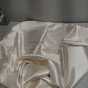 BEDELITE Satin Pillowcase with Zipper 2 Pack, Beige Pillow Cases Standard Size, Super Soft and Cooling Similar to Silk Pillow Cases, Gift for Women Men(20x26 Inches)