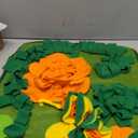 Rabbit Foraging Mat Bunny Snuffle Mat for Small Animals Interactive Puzzle Toy Feed Mat for Rabbits Bunnies Guinea Pigs Hamsters Puppies Chinchillas Kitten 17.7 Inches