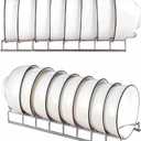 Small Bowl Drainer, Stainless Steel Bowl Drying Rack for Kitchen Counter Organizer Storage, Storage Shelf, Chrome (2 Bowl Racks)