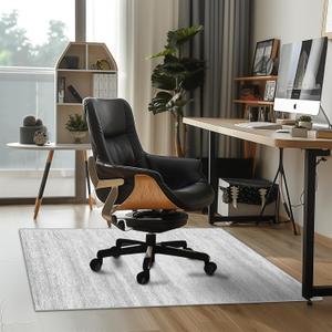 Office Chair Mat for Hardwood Floor, Anti Slip Hi-Q Desk Chair Mat for Hardwood & Low-Carpeted Floors, Easy to Clean Computer Floor Mat Protector Rug for Gaming Rolling Chair on Hard Wood Floors (48x63"/1.2x1.6M)