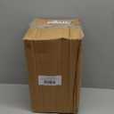 Simple Designs LT2024-WOW White Stick Table Desk Lamp with Charging Outlet and Drum Fabric Shade, White Shade (No Bulb)