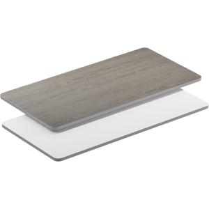 Flash Furniture Glenbrook 30" x 60" Rectangular Table Top with White or Gray Reversible Laminate Top