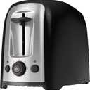 BLACK+DECKER 2-Slice Toaster, TR1278BD, Extra Wide Slots, 7 Shade Settings, 850 Watts, Frozen and Bagel Buttons (Compact)
