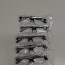 NORPERWIS Reading Glasses 5 Pairs Quality Readers Spring Hinge Glasses for Reading for Men and Women (5BLACK, 5.00)