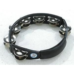 LP150 Cyclops, Steel Jingles, Black, Hand Held Tambourine