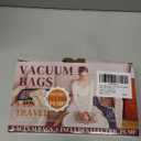 VMstr 9 Pack Travel Vacuum Storage Bags with USB Pump, Vacuum Packing Seal Bags for Luggage, Carry-on Size Space Saver for Clothes and Clothing Travel