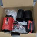 Cordless Leaf Blower for Milwaukee 18V Battery, 720-CFM 180-MPH Handheld Electric Brushless Dust Blower with Light, Battery Powered Leaf Blowers for Patio, Lawn Care, Leaves (Battery Not Included)