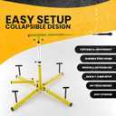 Apex Sports Baseball Swing Trainer Adjustable Batting Practice Trainer with Power Resistance Bands for Hitting Mechanics, Swing Speed & Timing