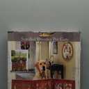3-Section Adjustable and Scrolled Wooden Pet Gate by Etna