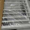 Babelio 29-55 Inch Extra Wide Baby/Dog Gate, Press Guard P7, Metal Auto Close, Pressure Mounted Pet Door for Doorways, NO Need Tools and Drilling, with Wall Cups, White