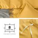 Bedsure Duvet Cover King Size - Soft Double Brushed Bedding Set for Kids & Adults, Zipper Closure, 3 Pieces, Includes 1 Duvet Cover (104"x90") & 2 Pillow Shams, NO Comforter, Golden Yellow