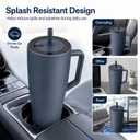 Tumbler Lid Replacement Compatible with BruMate Era 40 oz Tumbler with Handle, Leak-Proof Splash Resistant Tumbler Lid Top Cover, Water Bottle Replacement Lid Compatible with BruMate Era Cup