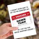 2 x Valentine's day Card for Him, Funny Valentines Day Gifts for Him Husband Boyfriend, Mens Valentines Gifts, Husband Valentines Day Gift (QQ-154)