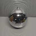 Alytimes Mirror Disco Ball - 8-Inch Cool and Fun Silver Hanging Party Disco Ball –Big Party Decorations, Party Design