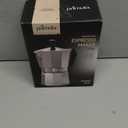 Primula Classic Stovetop Espresso and Coffee Maker, Moka Pot for Italian and Cuban Caf Brewing, Greca Coffee Maker, Cafeteras, 3 Espresso Cups, Silver