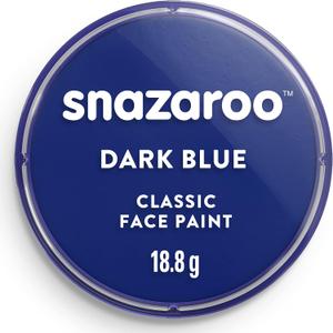 Snazaroo Classic Face and Body Paint, 18.8g (0.66-oz) Pot, Dark Blue