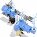 242252702 240531101 Refrigerator Water Inlet Valve Compatible with Crosley Frigidaire Kenmore Electrolux Refrigerators, Replace AP5671757 241734301 WV2702 K-76150 by Cenipar