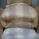 Phantoscope 100% Virgin Fiber Pillow Inserts, Premium Microfine Fiber Square Hypoallergenic Throw Pillow Inserts for Bedroom, Study, Chair 18x18 inches Pack of 4