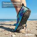 SEEKWAY Water Shoes Women Men Adult Quick-Dry Aqua Socks Barefoot Non Slip for Beach Swim River Pool Lake surf Black SK002(U)