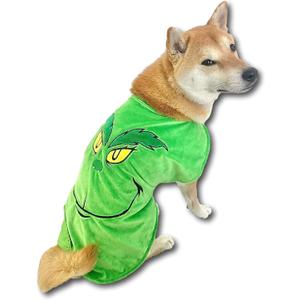 ComfyCamper Green Monster Dog Costume - X Large Medium Small French Lab Shepherd Retriever Cosplay Halloween Costumes, Large
