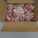 18 Pcs Glass Christmas Ball Ornament Set 1.18'' 1.57'' 2.36'' Christmas Tree Decoration Baubles Matte Shiny Clear Hanging Glass Balls Bulk for Xmas Tree Party Holiday Decor Gifts(Red)