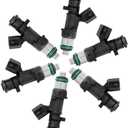 6pcs 0280158028 04591986AA Fuel Injector for Dodge Charger 06-09 Avenger 08-10 for Chrylser 300 Pacifica Sebring Town Country 05-10 2.7L 3.5L for VW Routan 4.0L 09-10 Replacement