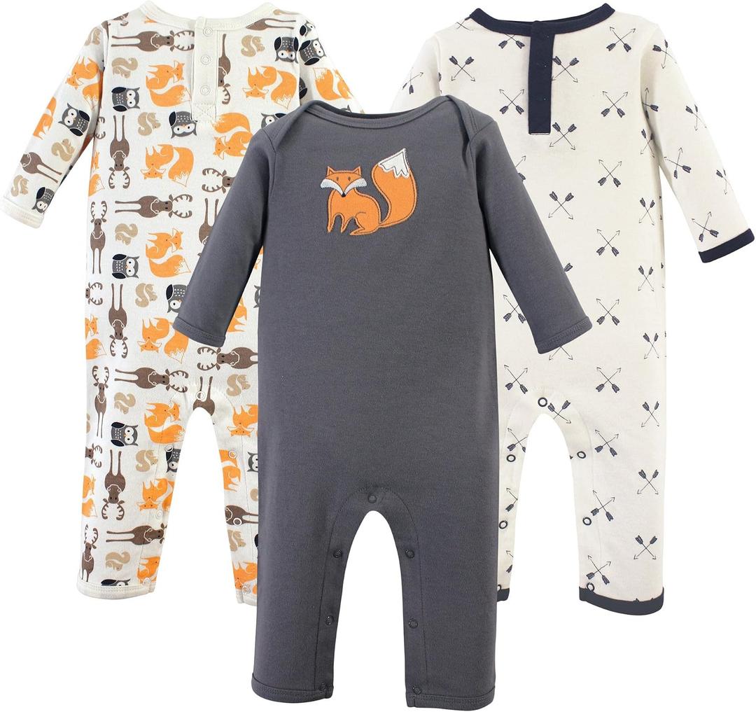 Hudson Baby Cotton Union Suit, 2 Pack Pants, Size: 9-12 Months
