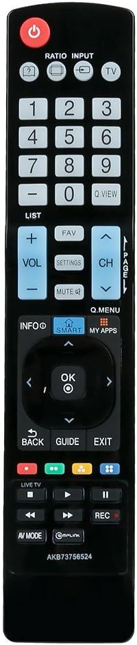 AKB73756524 Replacement Remote Control Applicable for LG TV 32LN5700 39LN5700 32LN570B 42LN5700 47LN5700 55LN5700 60LN5700 32LN5750 47LN5790 39LN5750 55LN5790
