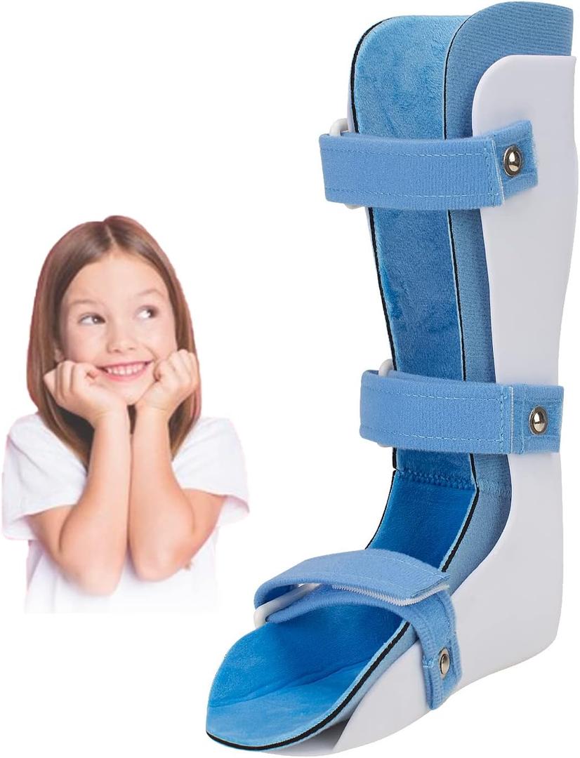 Kids AFO Drop Foot Brace for Child Toddler Ankle Foot Orthosis Pediatric Afo Night Splint Walking with Shoes or Sleeping Othopedic Drop Foot Support for Children (Medium-Left)
