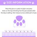 Dog Shoes, Dog Sandals for Hot Pavement, Non-Slip Waterproof Dog Booties for Winter Snowy Day and Summer, Adjustable Straps Easy-Clean Beach Outdoor Pet Boots Rugged Sole-4Pcs Purple, Size: Size 1: (1.61''x1.18'')(L*W)