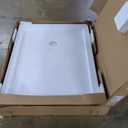 DreamLine SlimLine 36 in. D x 48 in. W x 2 3/4 in. H Right Drain Double Threshold Shower Base in White, DLT-1036482