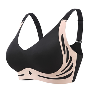 Womens Wireless Bras Comfortable No Underwire Bralettes Full Coverage Everyday Bras, Size 3 XL