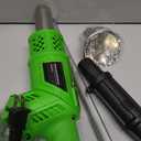 3-in-1 Electric Weed Burner Wand - 1500W Garden Weed Eater - Heat Gun with Adjustable Temperature, Nozzle Replacements for Flame Weeding, Roofing, and Ice Melting Eco-Friendly, Safe, High Power