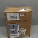 Fiqevs Upgraded Dimmable 3 Globe Mid Century Modern Floor Lamp, 3 x 3000K Warm Light LED Bulbs Included, Matt Black Standing Lamp with Sphere Glass Shade, Vintage Tall Lamp for Living Room, Bedroom