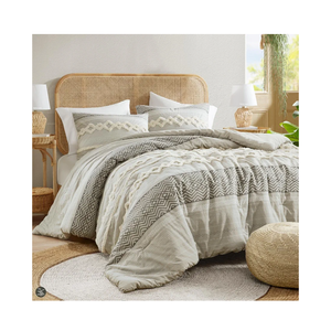 Amazon.com: Hyde Lane Asha Cotton Comforter Set Grey,King & 1000 TC Cotton Sheet Set Grey,King : Home & Kitchen
