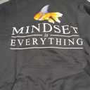 Mindest Is Everything - Motivational Quote Inspiration Pullover Hoodie Size XL